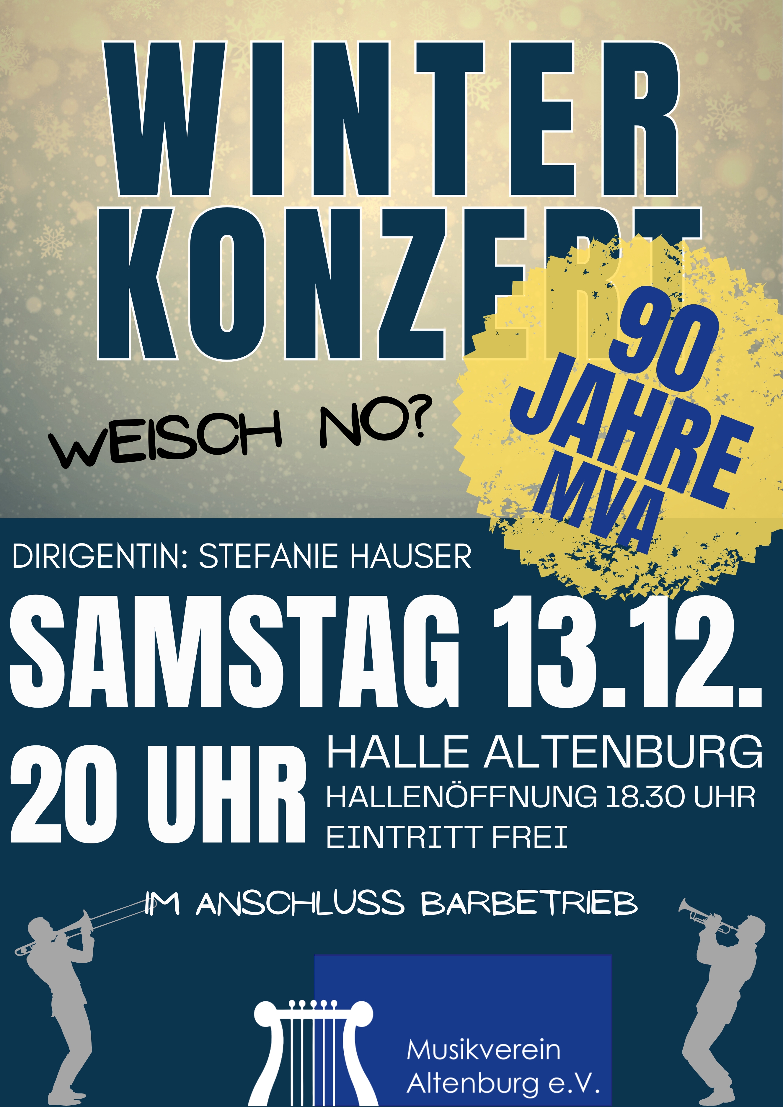 Winterkonzert 13.12.25 um 20 Uhr 